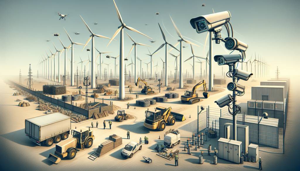 Télésurveillance de chantier éolien : optimisation et solutions technologiques