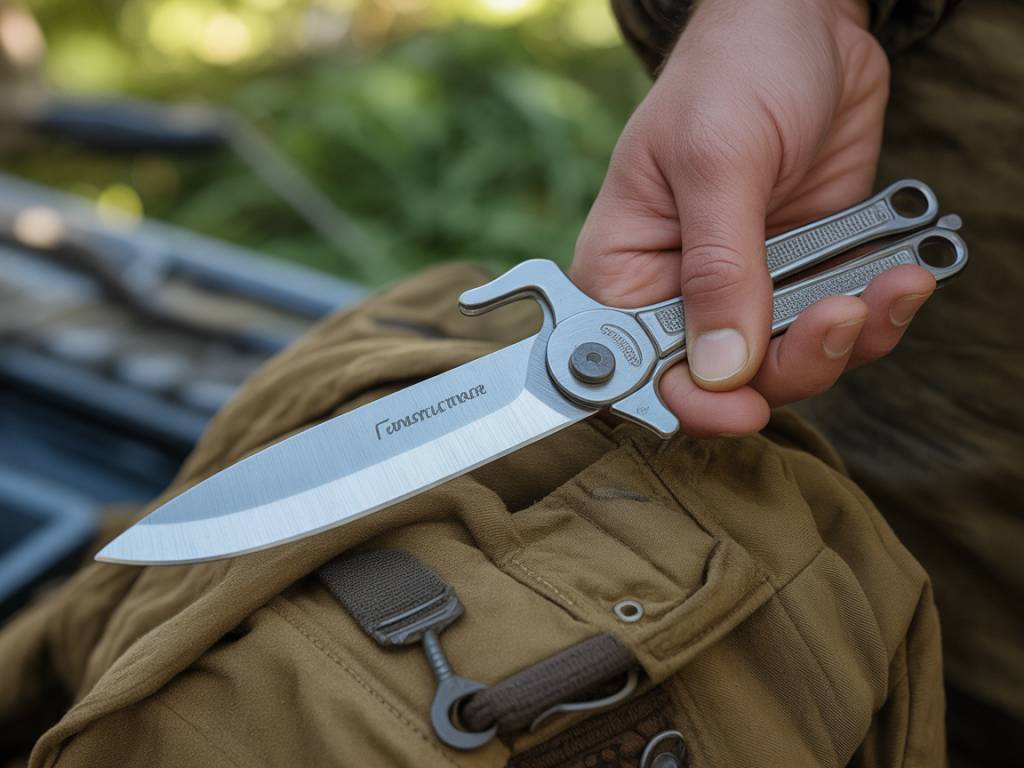 Pourquoi choisir un couteau de survie pliable fabriqué en France