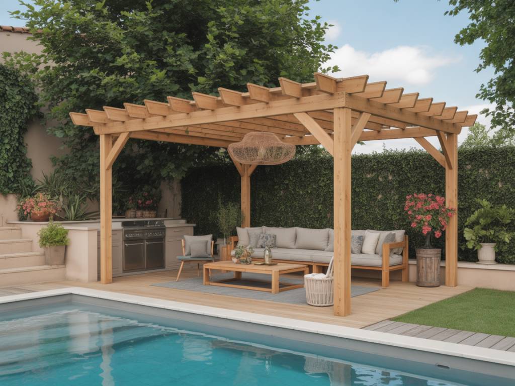 Pergola piscine hors sol : conseils et idées made in france pour aménager un espace détente durable