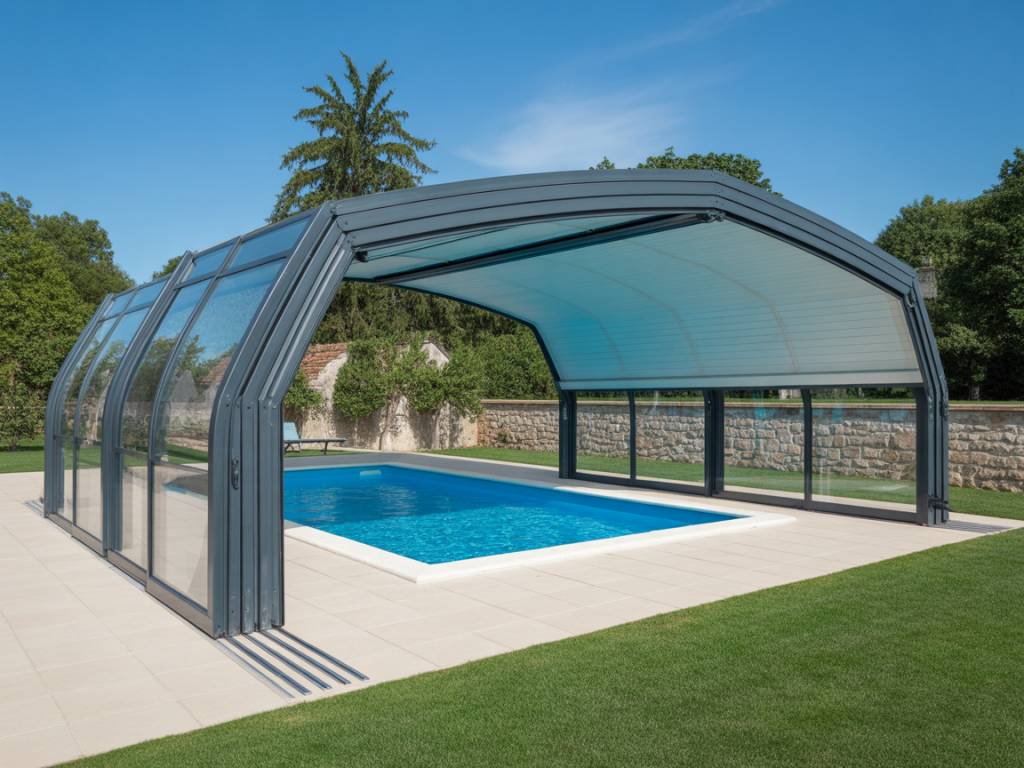 Prix abri piscine coulissant : guide complet pour estimer votre budget avec des fabricants français