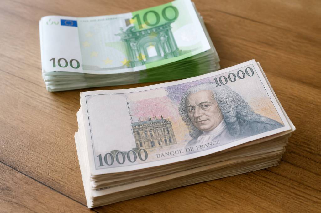 10000 francs français en euros : conversion, valeur et calcul officiel